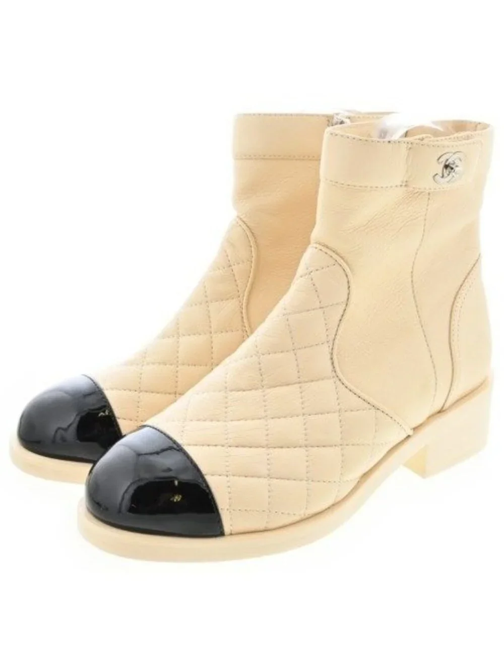 Chanel Boots Ivory